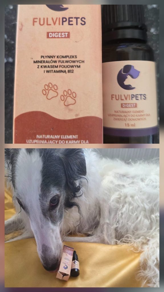 Butelka FulviPets Digest – minerały fulwowe dla psów i kotów