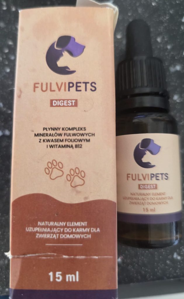 FulviPets Digest opakowanie – naturalne suplementy dla psów i kotów 15ml